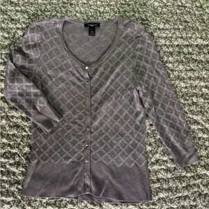Charter Club Gray Button Down Shirt
